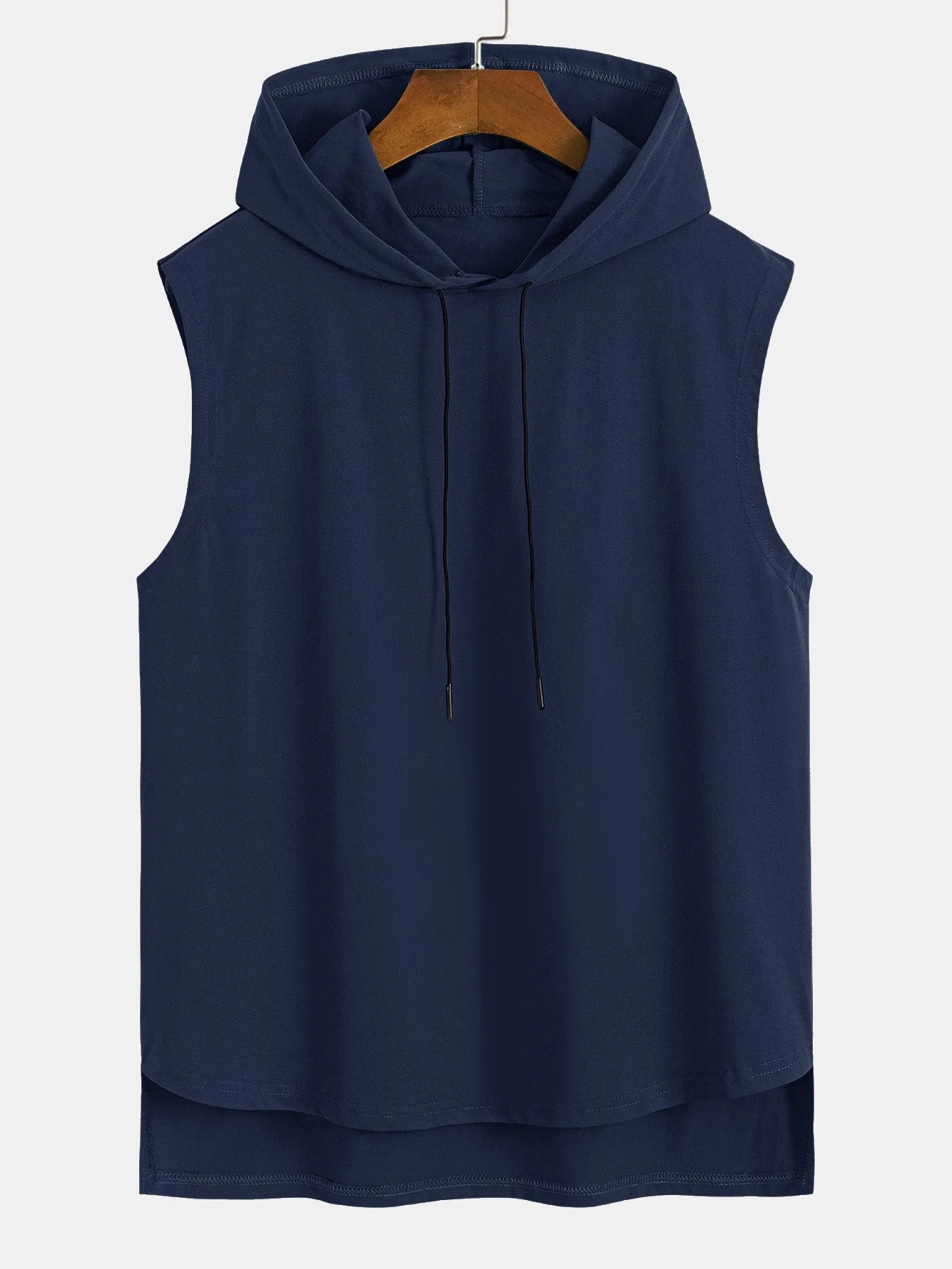 Sleeveless Hooded T-Shirt sold by Hoooyi product image thumbnail 5