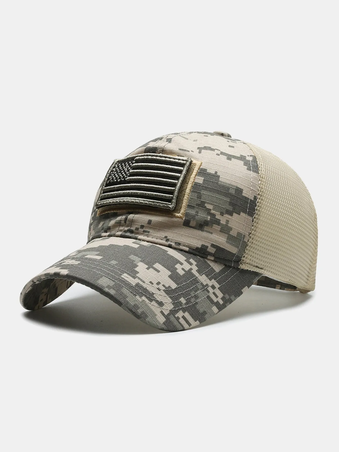 American Flag Patch Embroidered Baseball Cap sold by Hoooyi product image thumbnail 2
