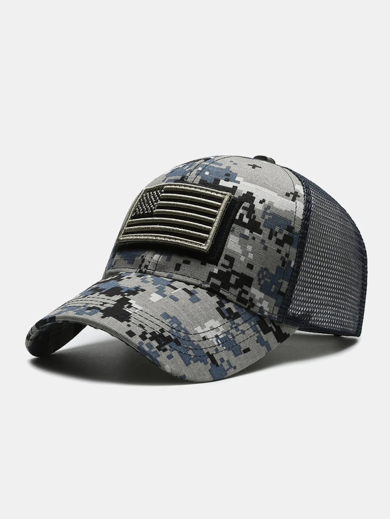 American Flag Patch Embroidered Baseball Cap sold by Hoooyi product image thumbnail 4