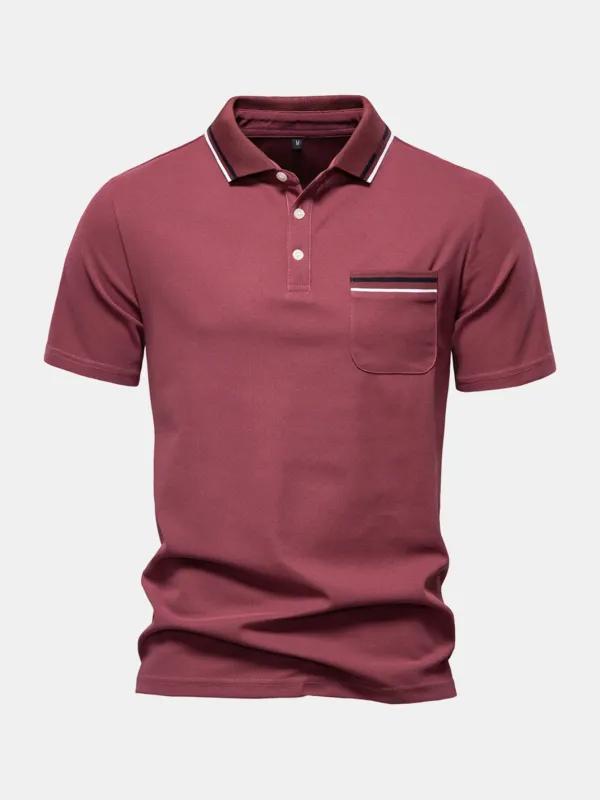 Pocket Polo Shirt sold by Hoooyi