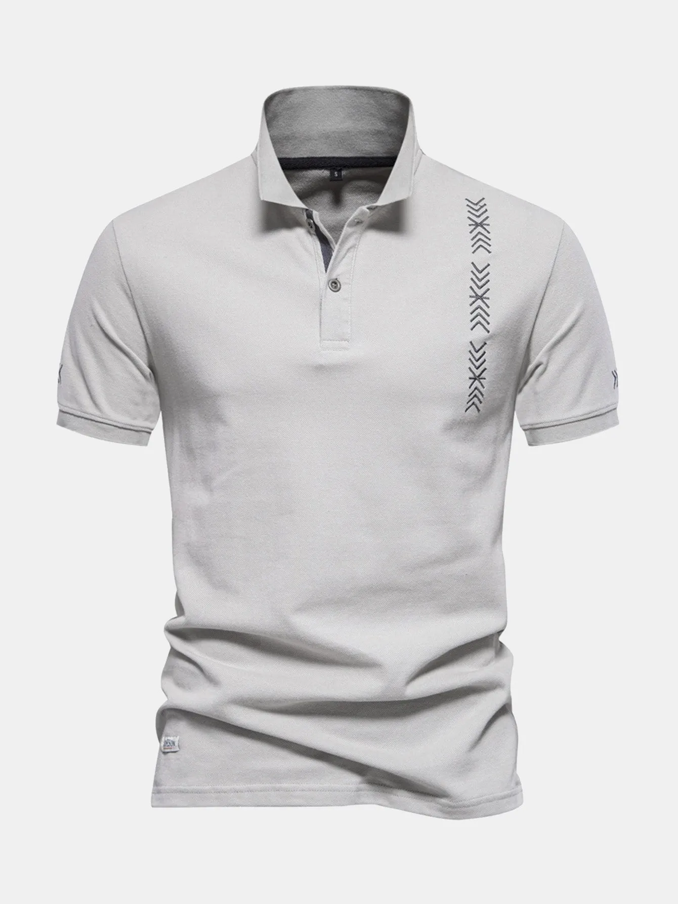 Arrow Embroidery Polo Shirt sold by Hoooyi product image thumbnail 5