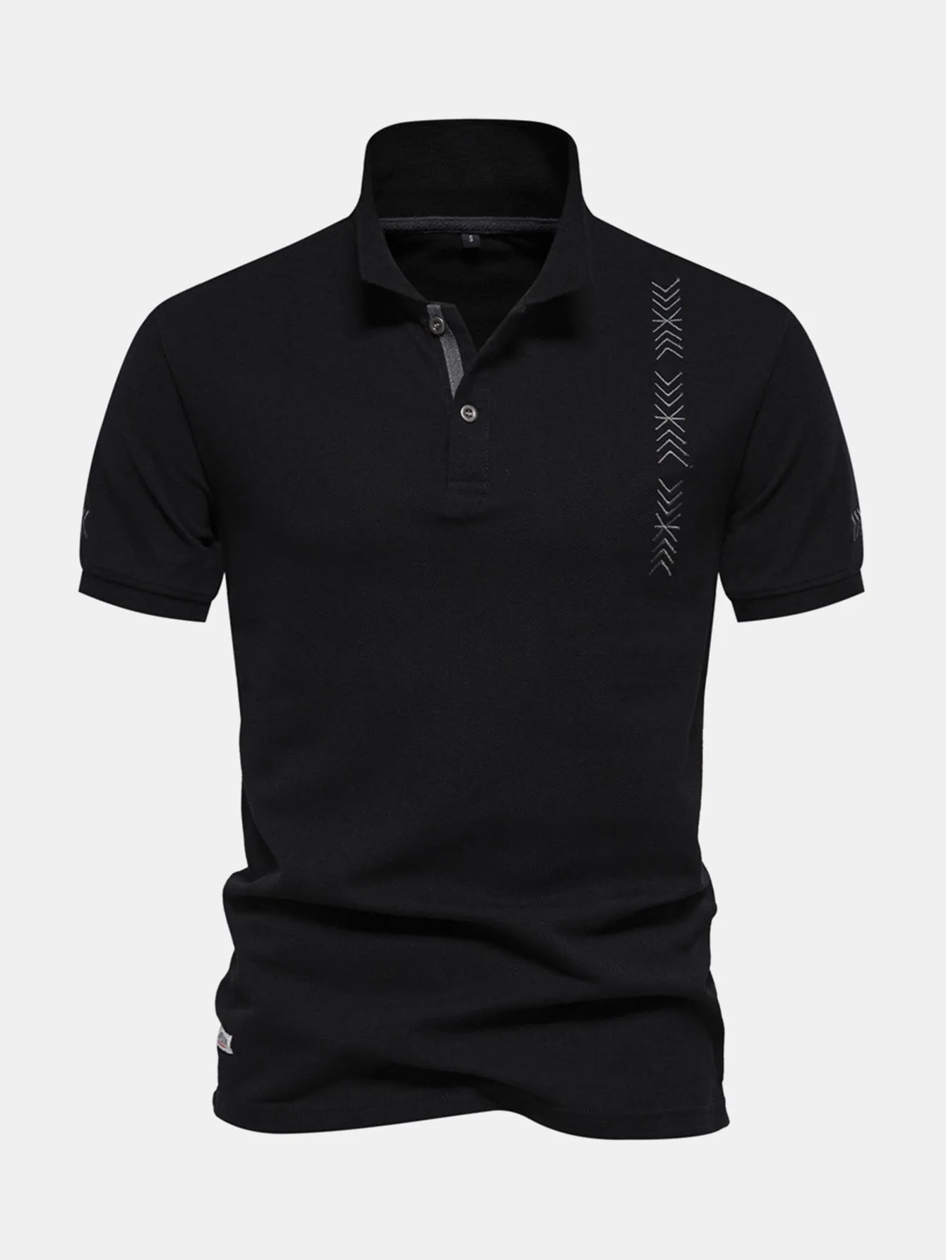 Arrow Embroidery Polo Shirt sold by Hoooyi product image thumbnail 3
