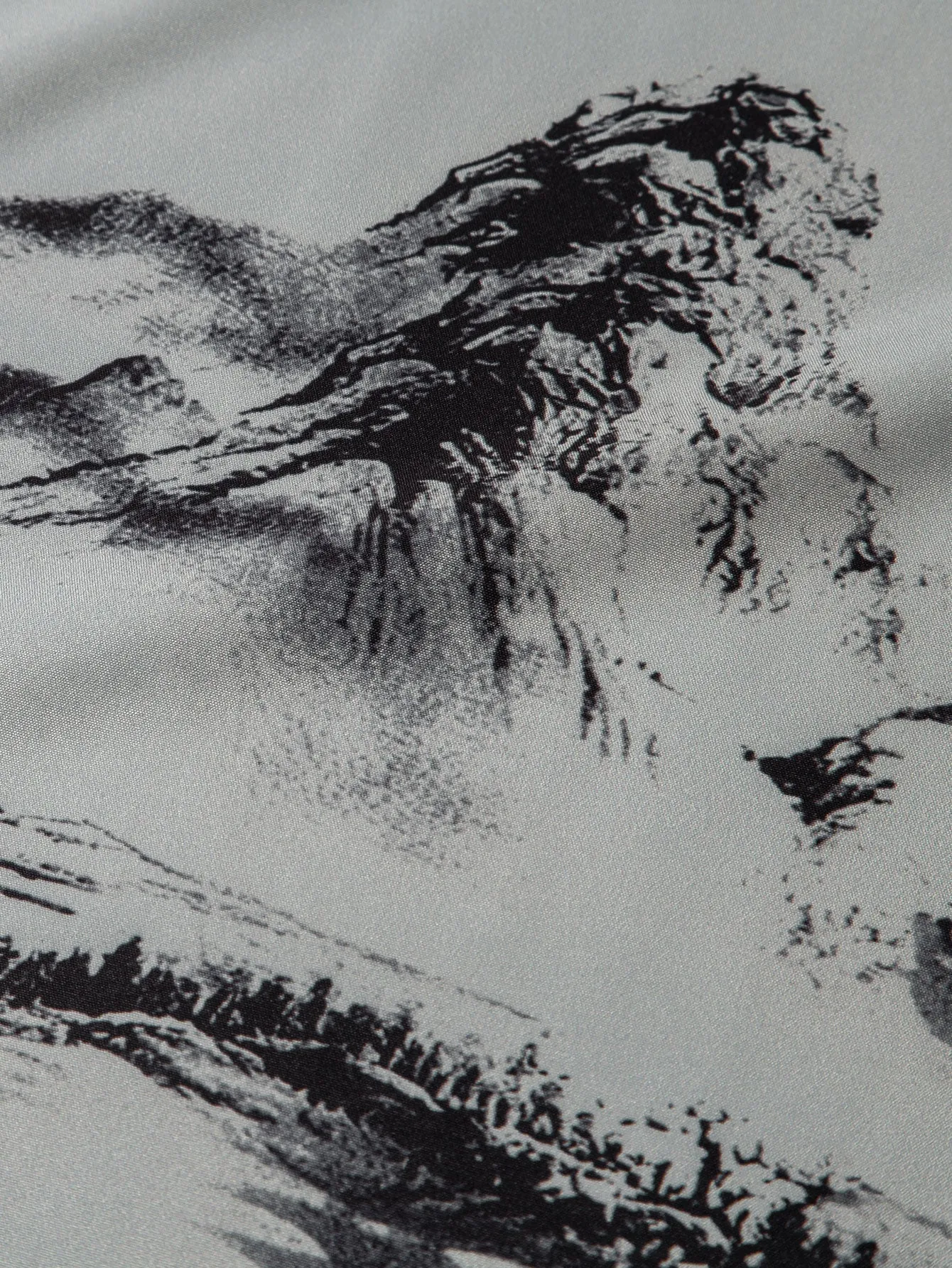 Ink Mountain And River Shirt sold by Hoooyi product image thumbnail 4