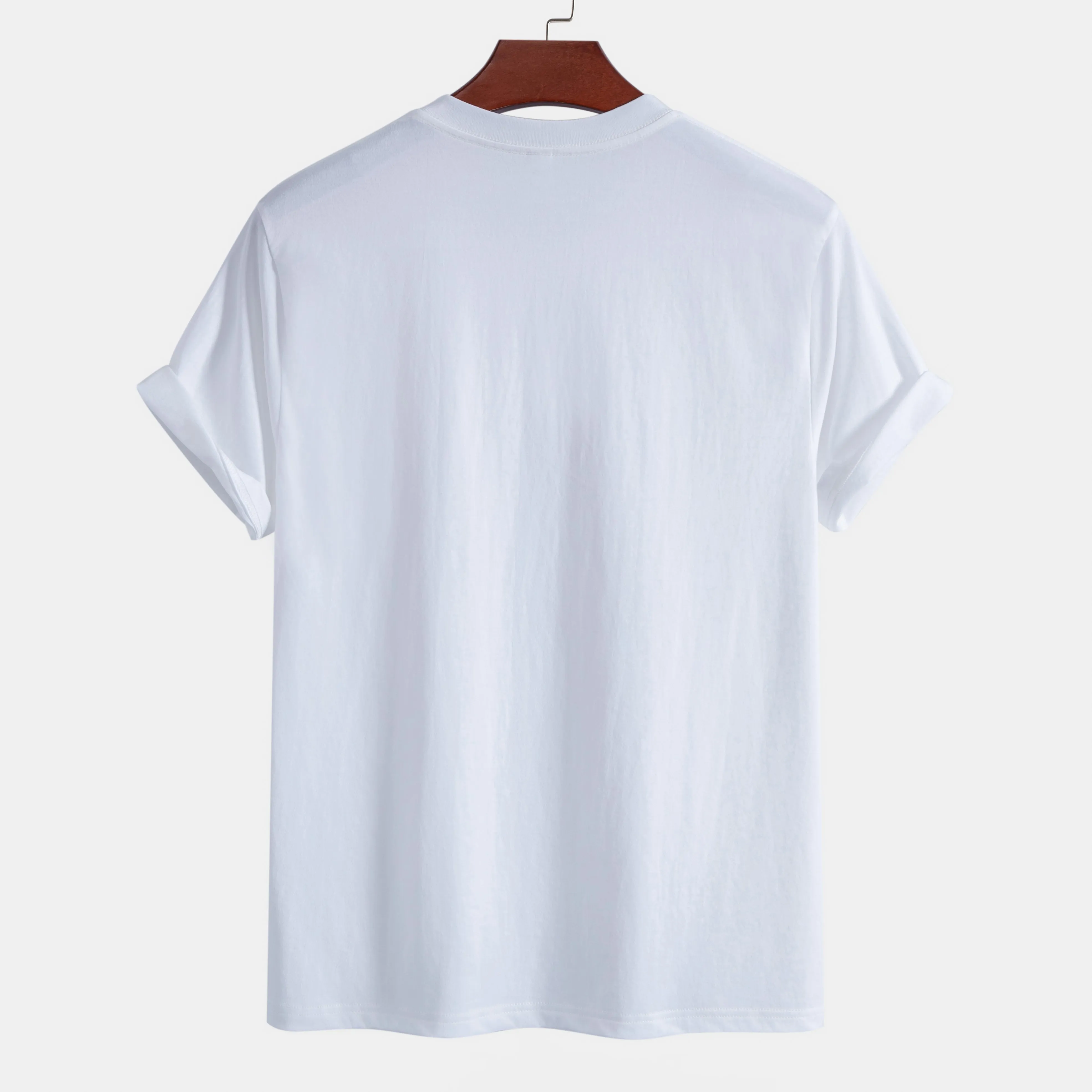 Regular Fit Palm Tree Print Cotton T-Shirt sold by Hoooyi product image thumbnail 4