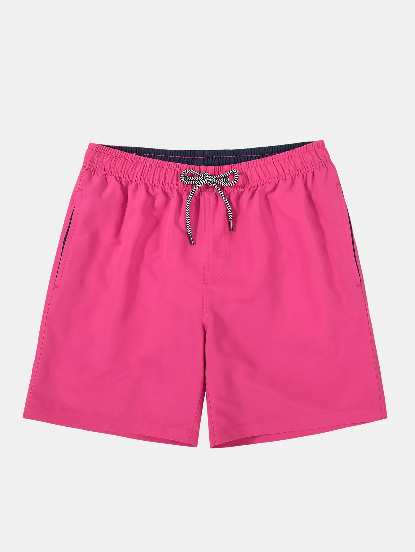 Contrast Waistband Swim Shorts sold by Hoooyi