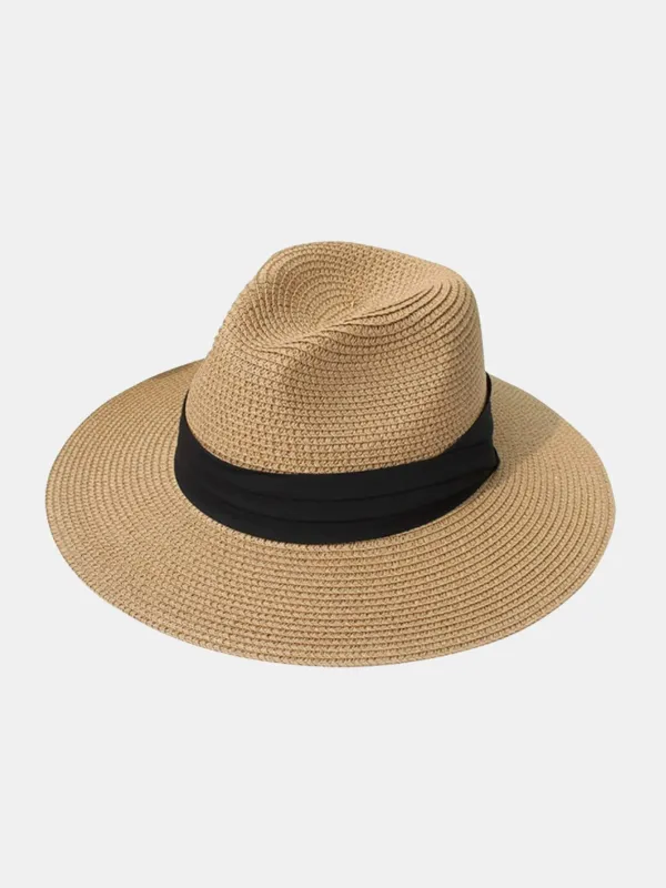 Fashionable And Casual All-match Wide-brimmed Flat Hat Suitable For Beach Trips sold by Hoooyi