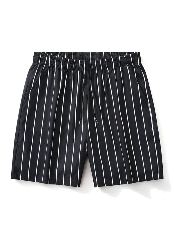 Striped Swim Shorts sold by Hoooyi