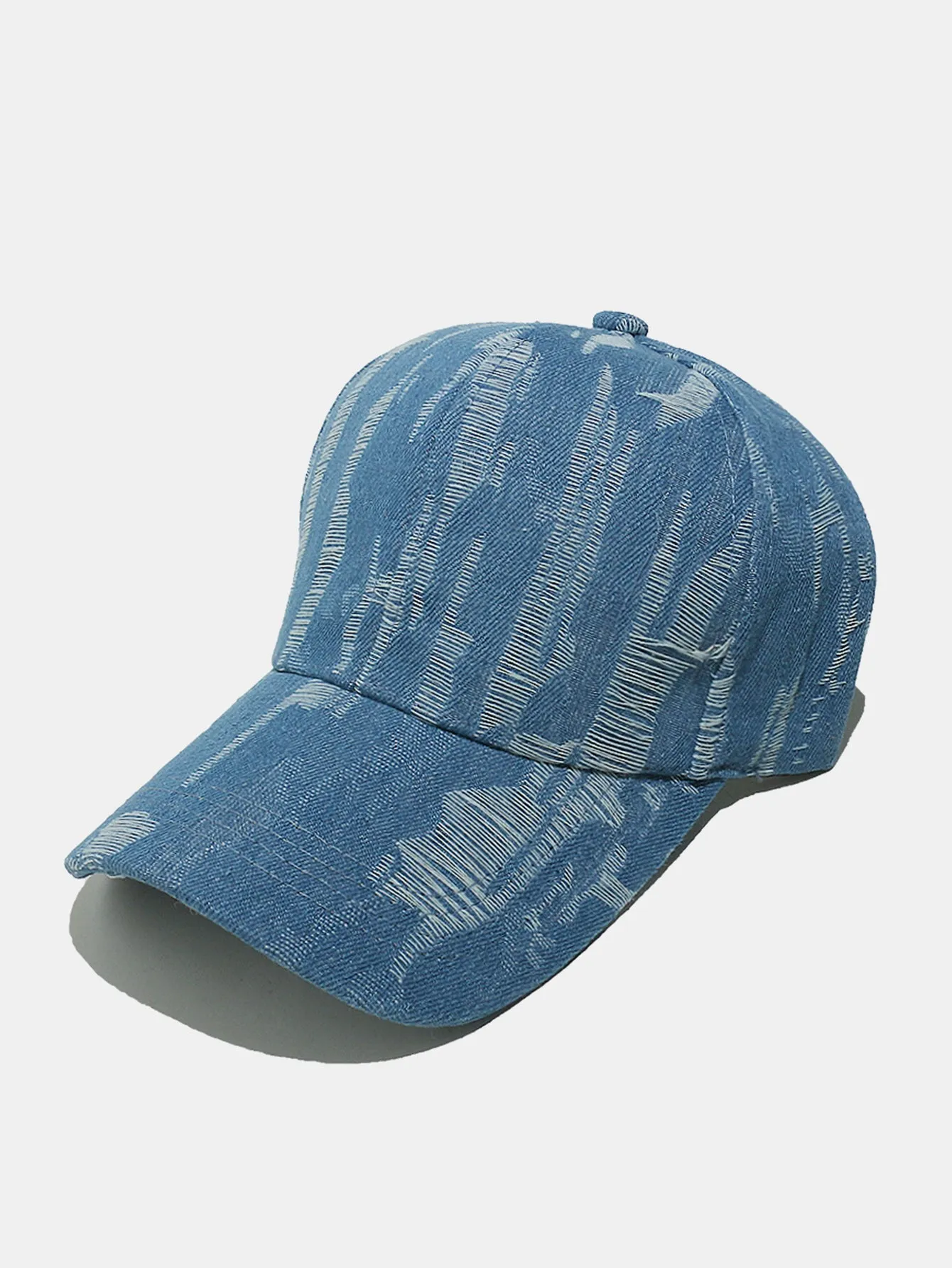 Vintage Distressed Denim Baseball Cap sold by Hoooyi product image thumbnail 3
