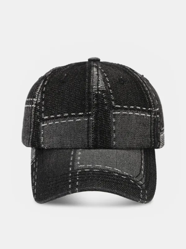 Patch Denim Washed Baseball Cap sold by Hoooyi
