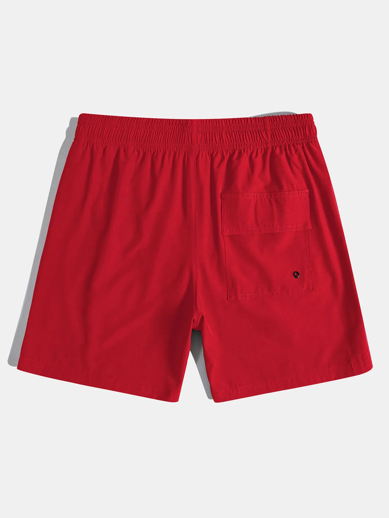 Tropical Flowers Print Button Up Shirt & Solid Drawstring Swim Shorts sold by Hoooyi product image thumbnail 5