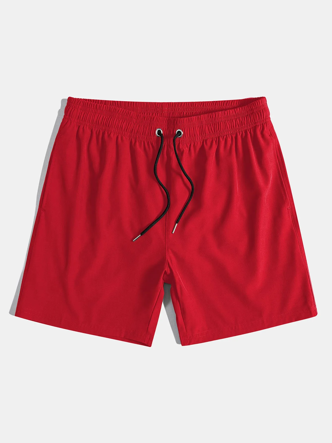 Tropical Flowers Print Button Up Shirt & Solid Drawstring Swim Shorts sold by Hoooyi product image thumbnail 4