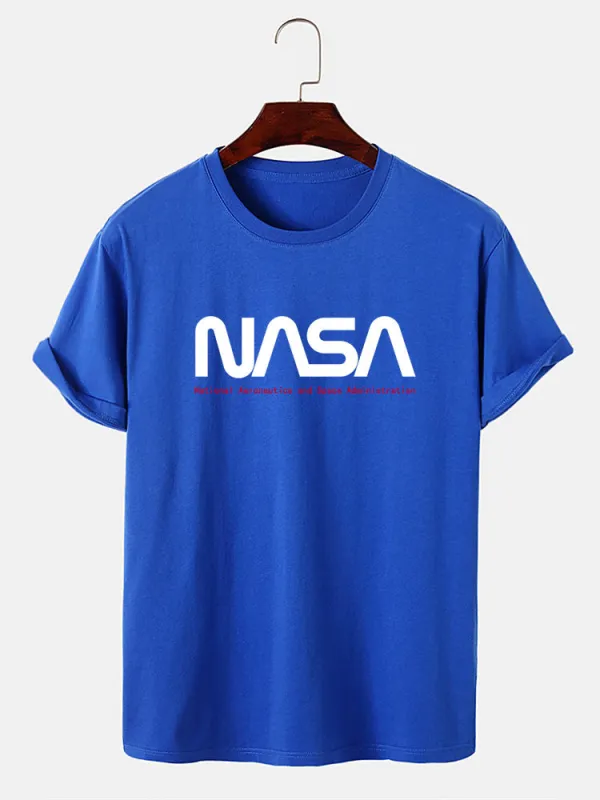 NASA Print T-Shirt made by Hoooyi