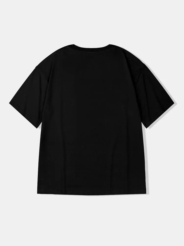 Funny Alien Graphic Cotton T-Shirts sold by Hoooyi product image thumbnail 3