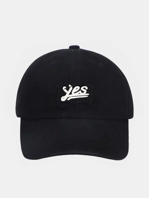 Yes Embroidery Patch Baseball Cap sold by Hoooyi