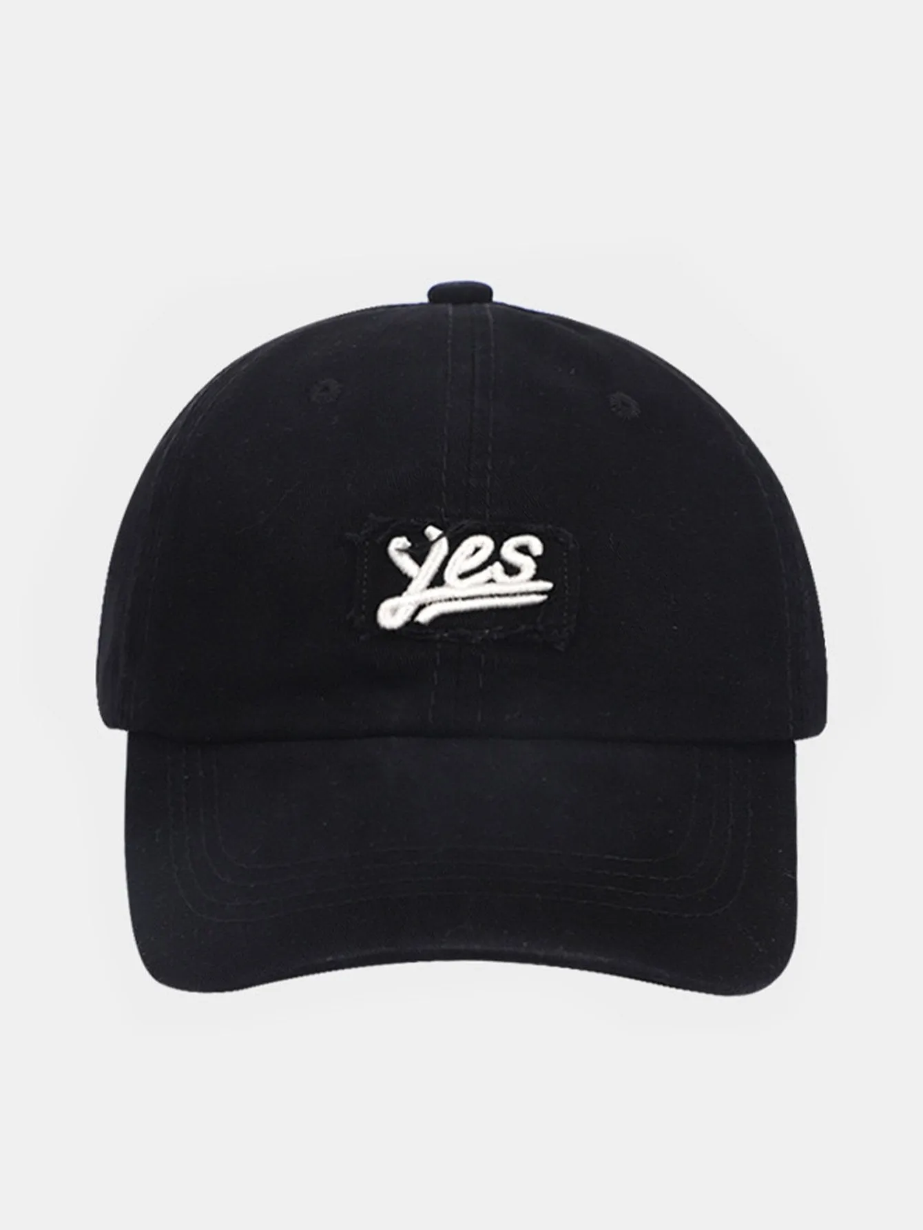 Yes Embroidery Patch Baseball Cap sold by Hoooyi