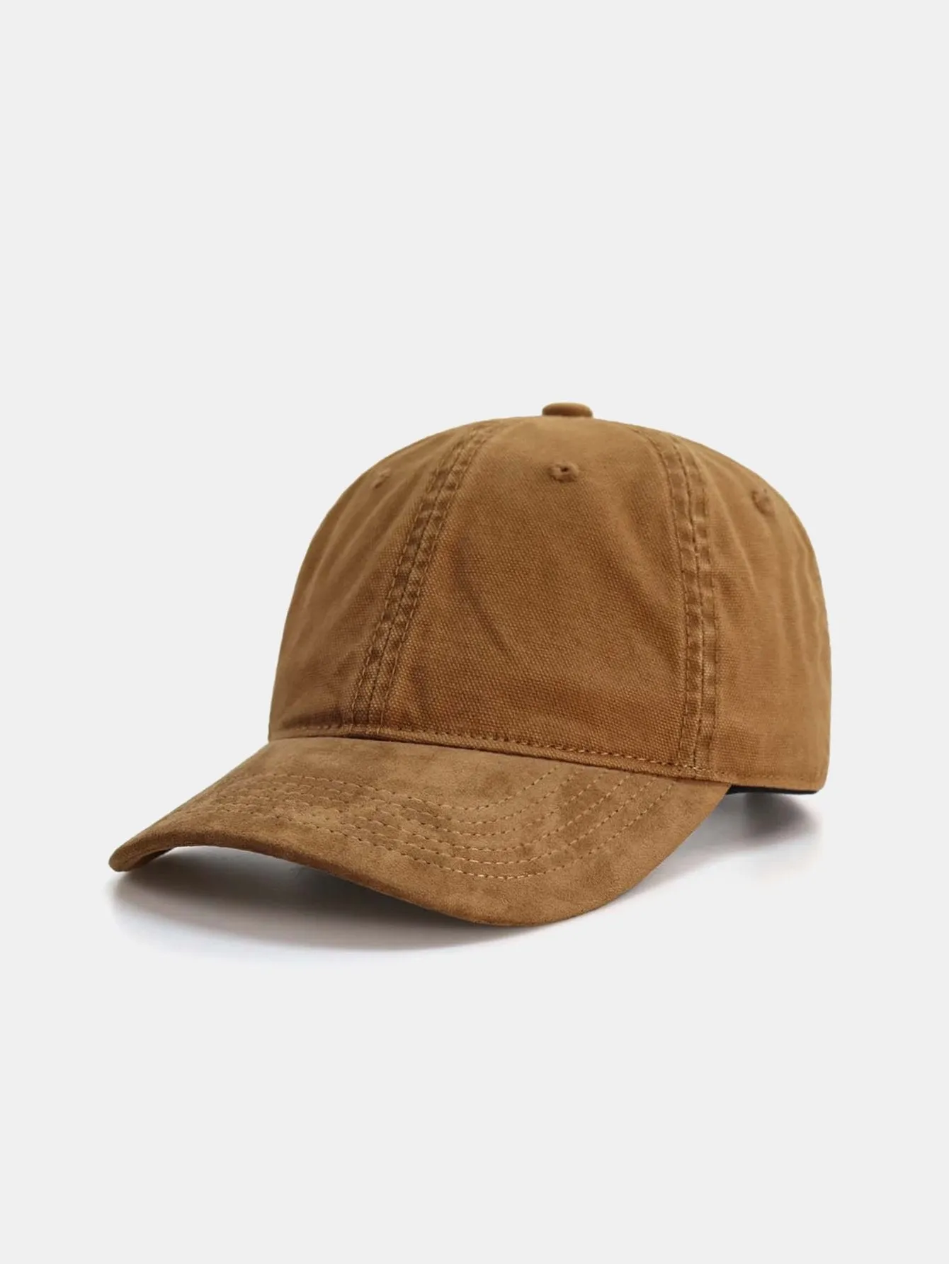 Leisure Faux Suede Baseball Cap sold by Hoooyi product image thumbnail 2