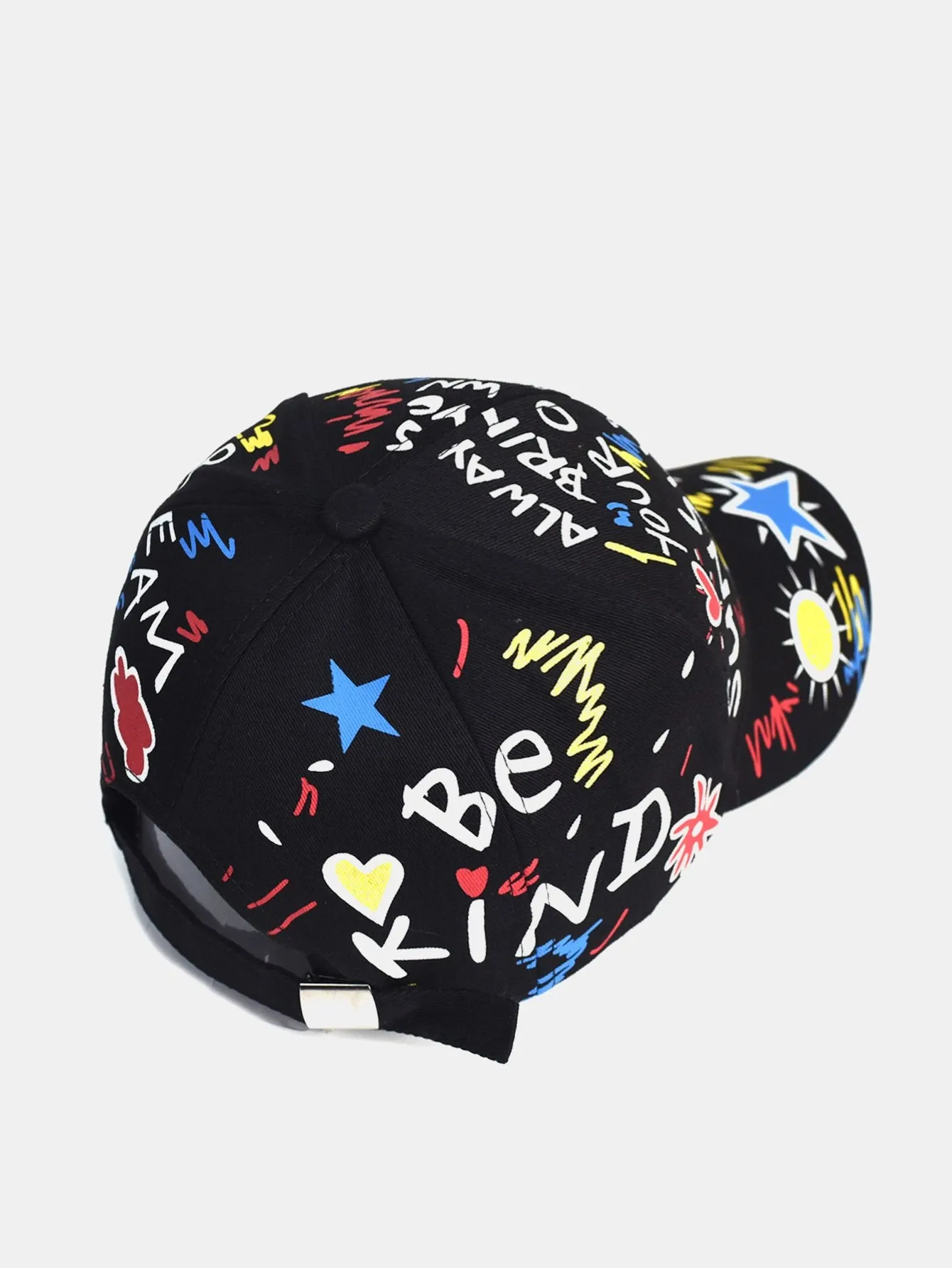 Hip Hop Graffiti Sun Slogan Pattern Baseball Cap sold by Hoooyi product image thumbnail 3