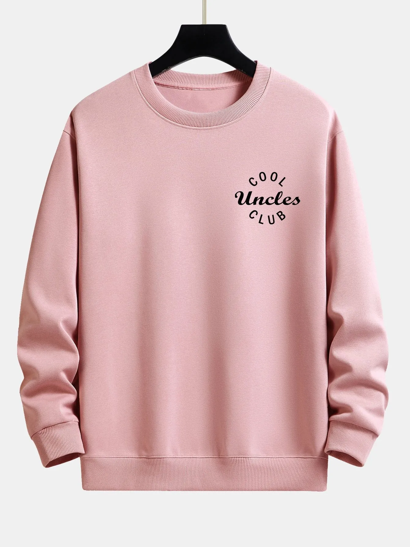 Cool Uncles Club Print Relax Fit Sweatshirt sold by Hoooyi product image thumbnail 3