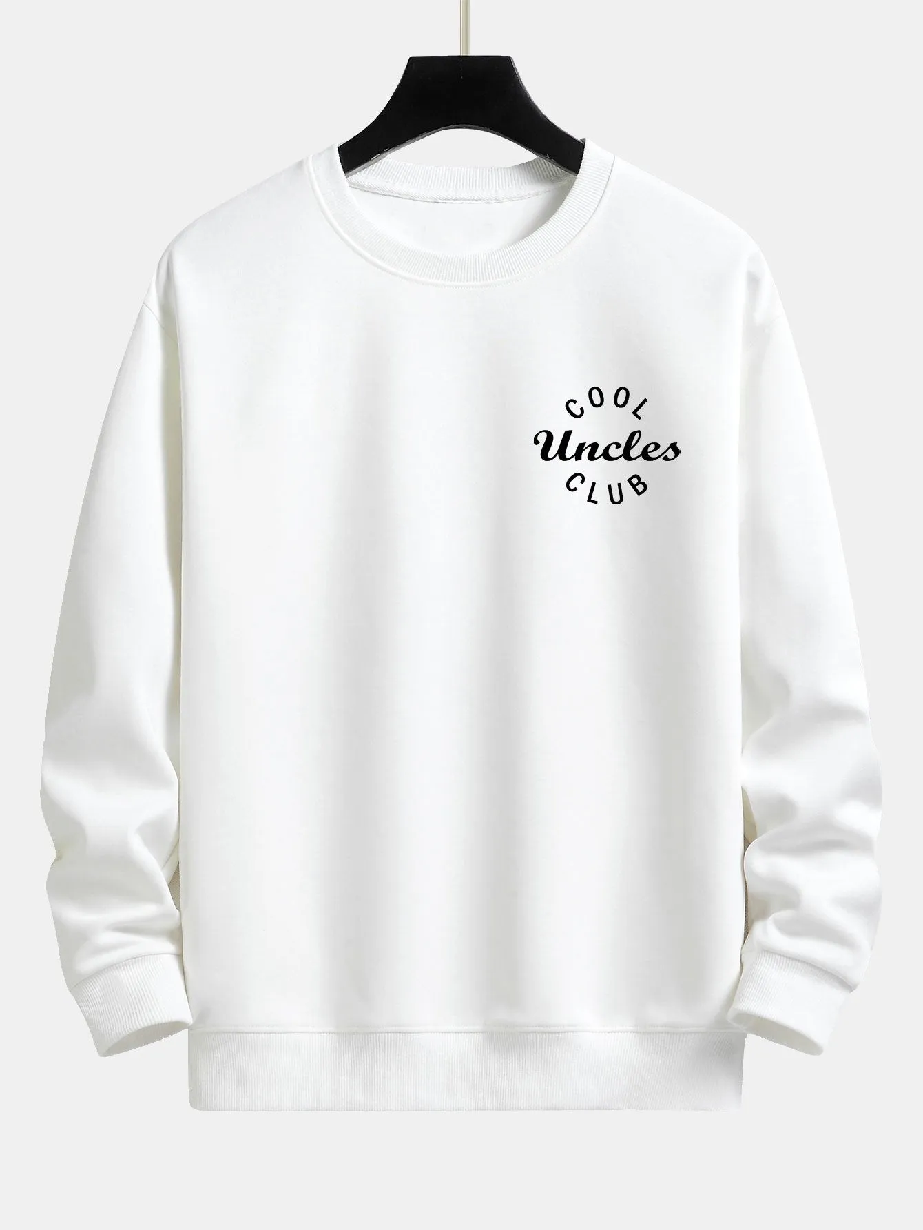 Cool Uncles Club Print Relax Fit Sweatshirt sold by Hoooyi product image thumbnail 2