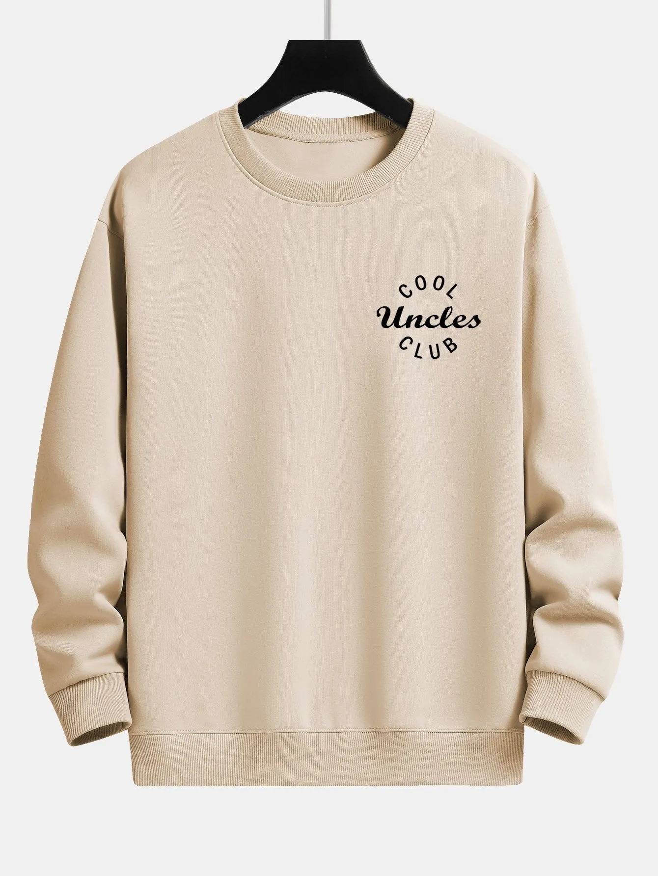 Cool Uncles Club Print Relax Fit Sweatshirt sold by Hoooyi product image thumbnail 4
