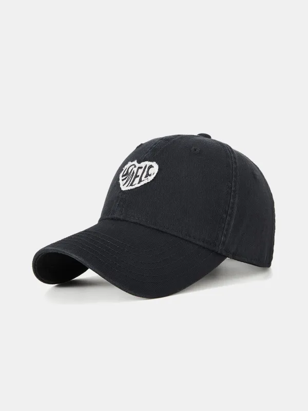 Heart-Shaped Patch Baseball Cap sold by Hoooyi