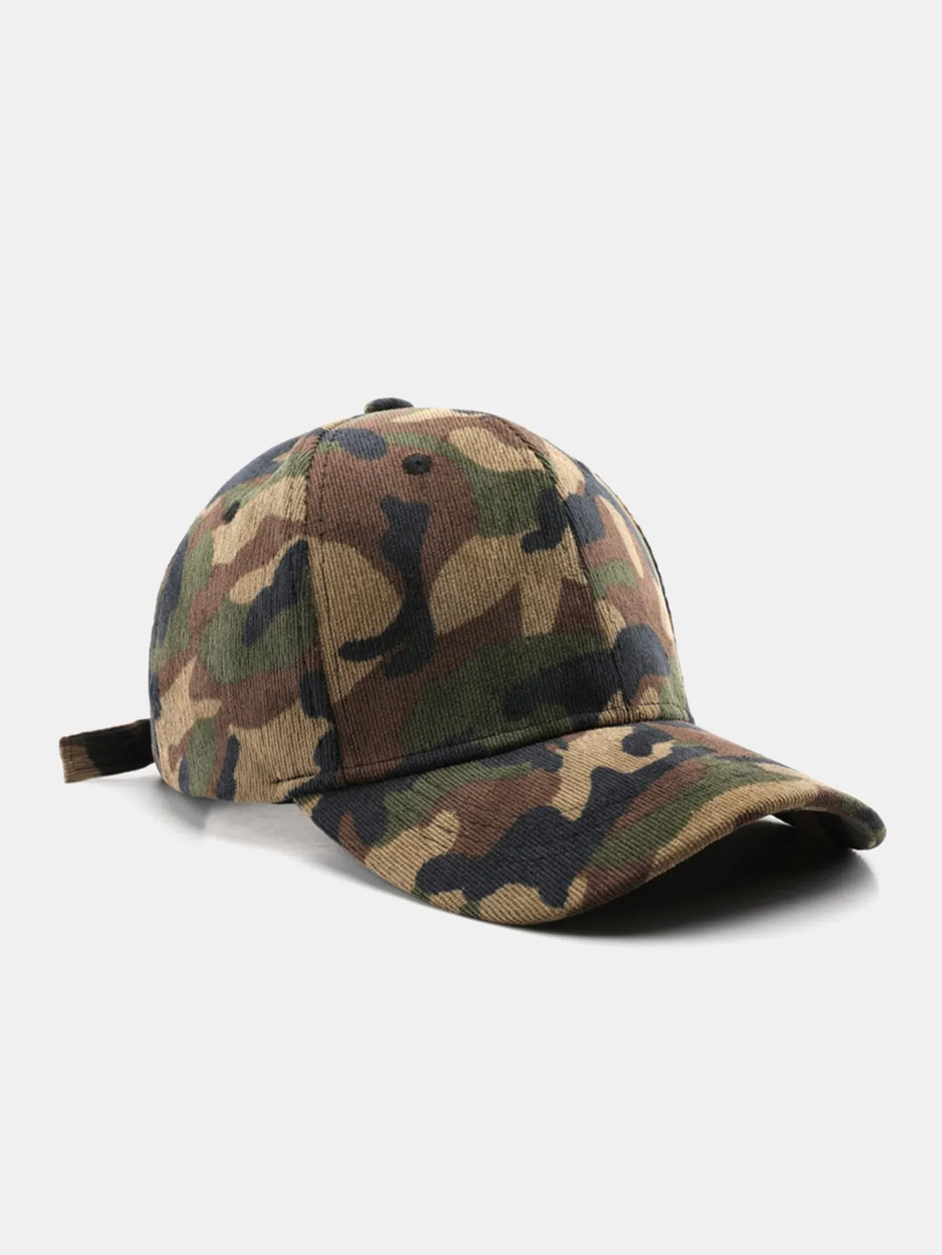 Camouflage Corduroy Baseball Cap sold by Hoooyi product image thumbnail 5