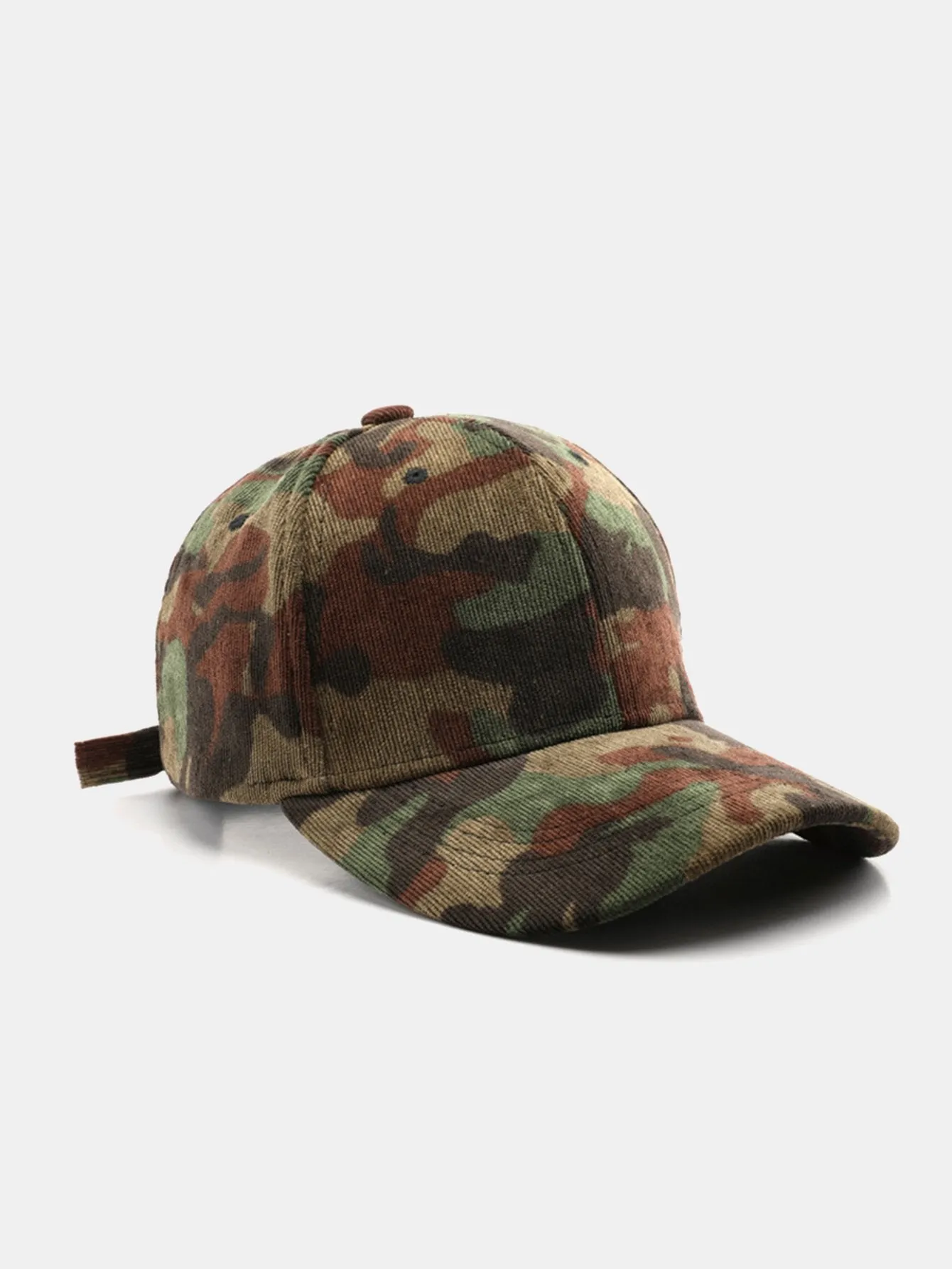 Camouflage Corduroy Baseball Cap sold by Hoooyi product image thumbnail 2