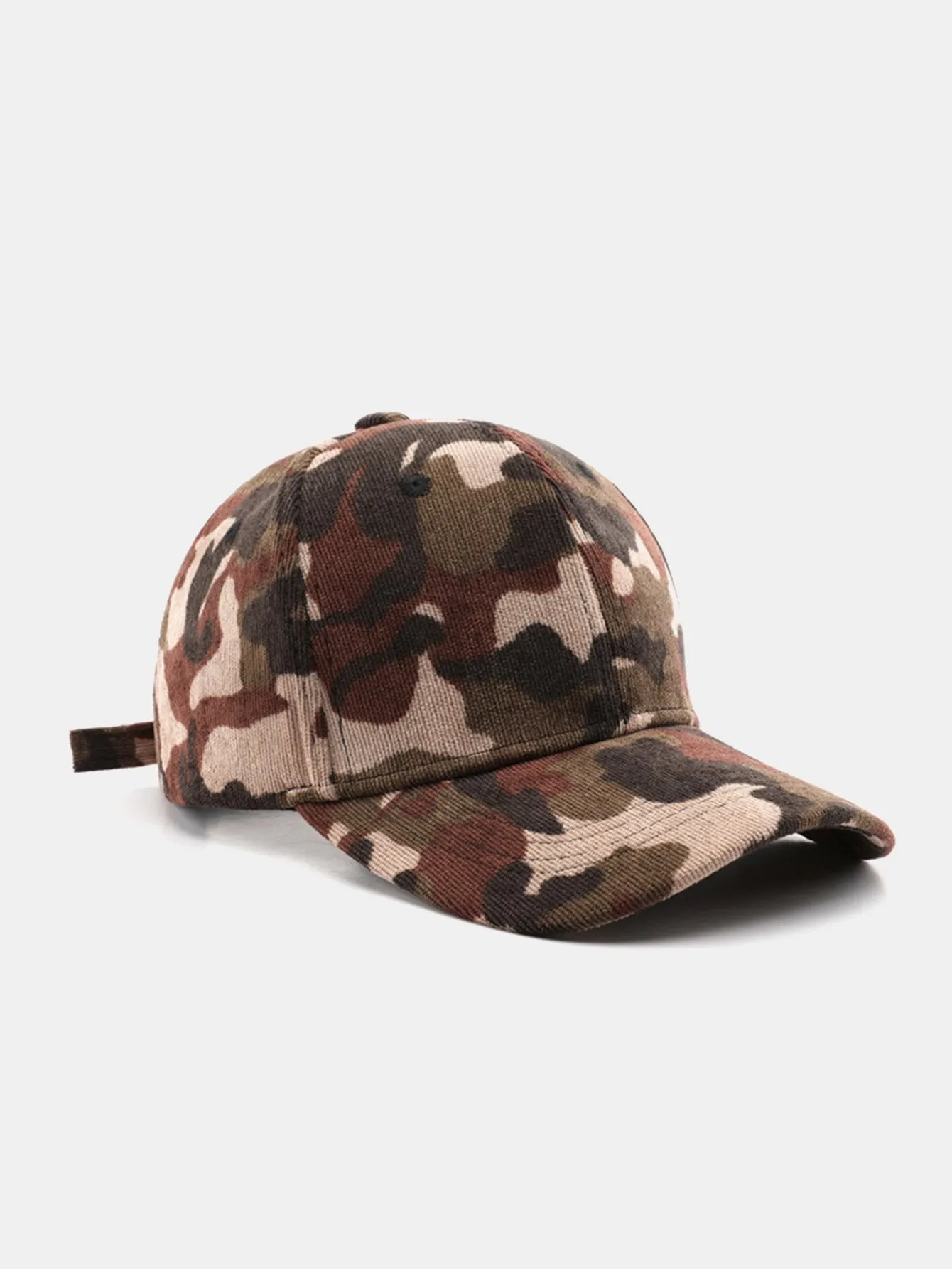 Camouflage Corduroy Baseball Cap sold by Hoooyi product image thumbnail 4