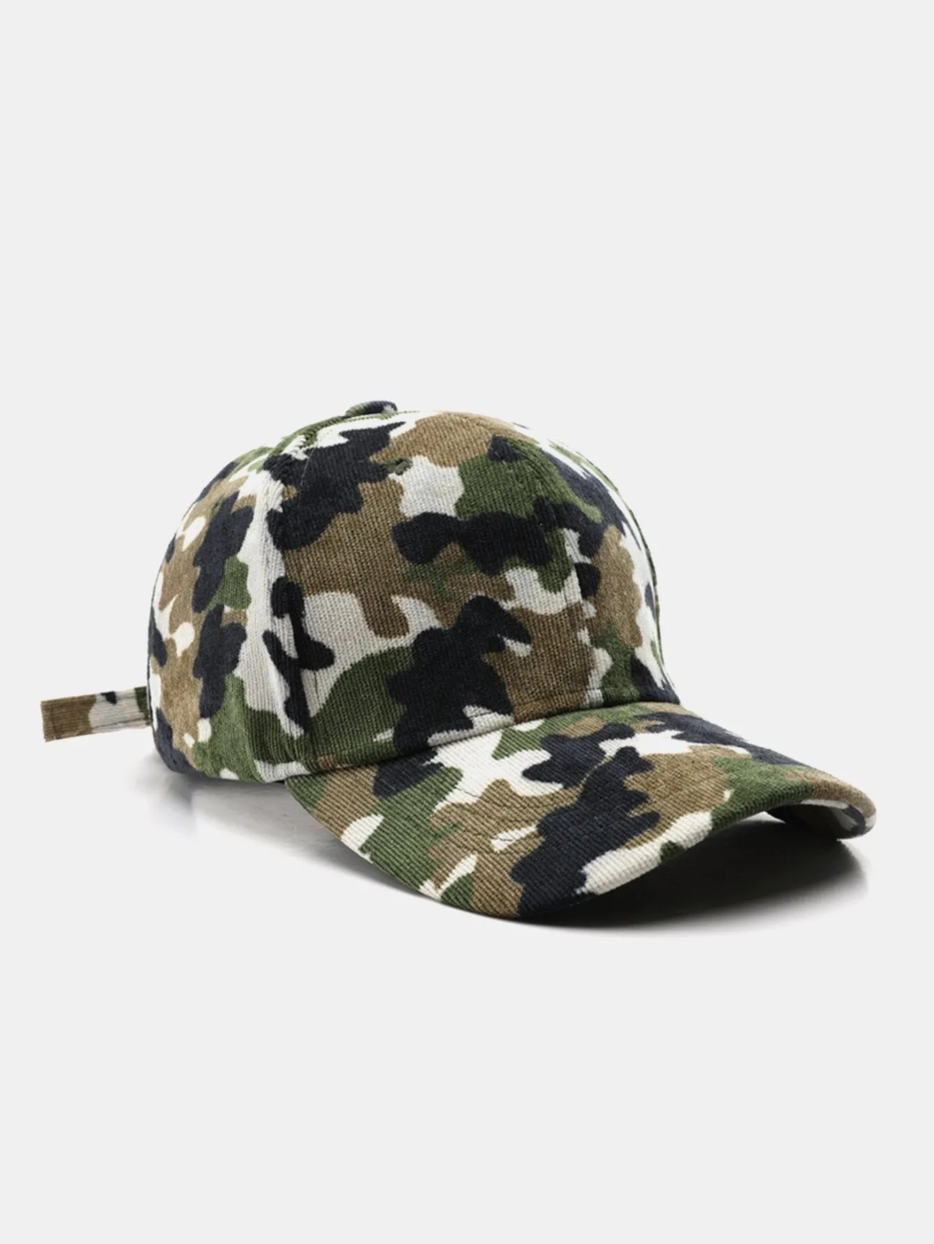 Camouflage Corduroy Baseball Cap sold by Hoooyi