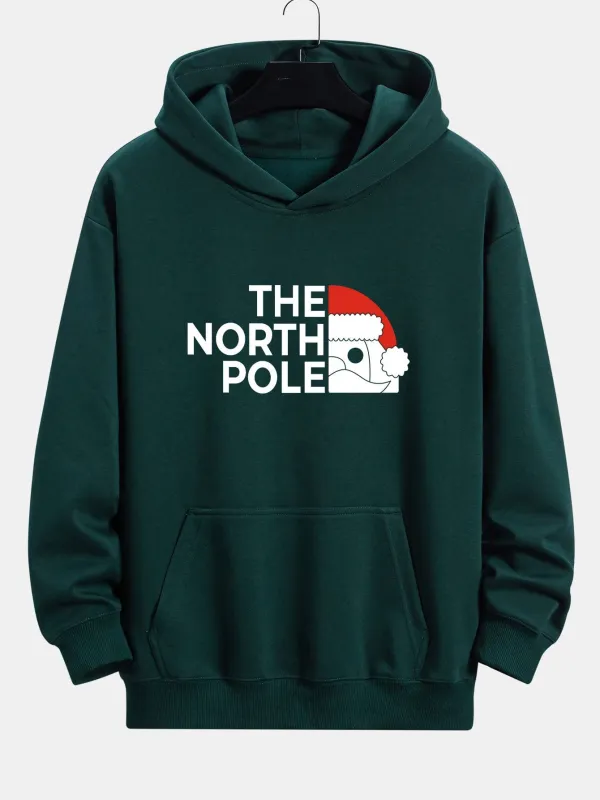 Santa Claus Slogan Print Relax Fit Hoodie sold by Hoooyi