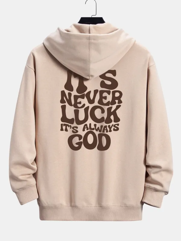 Slogan Back Print Relax Fit Hoodie sold by Hoooyi