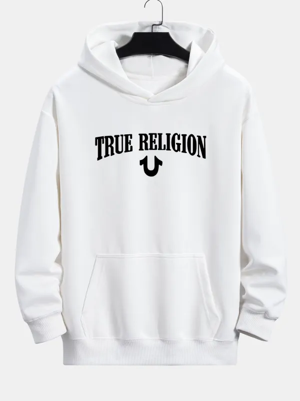 True Religion Print Relax Fit Hoodie sold by Hoooyi