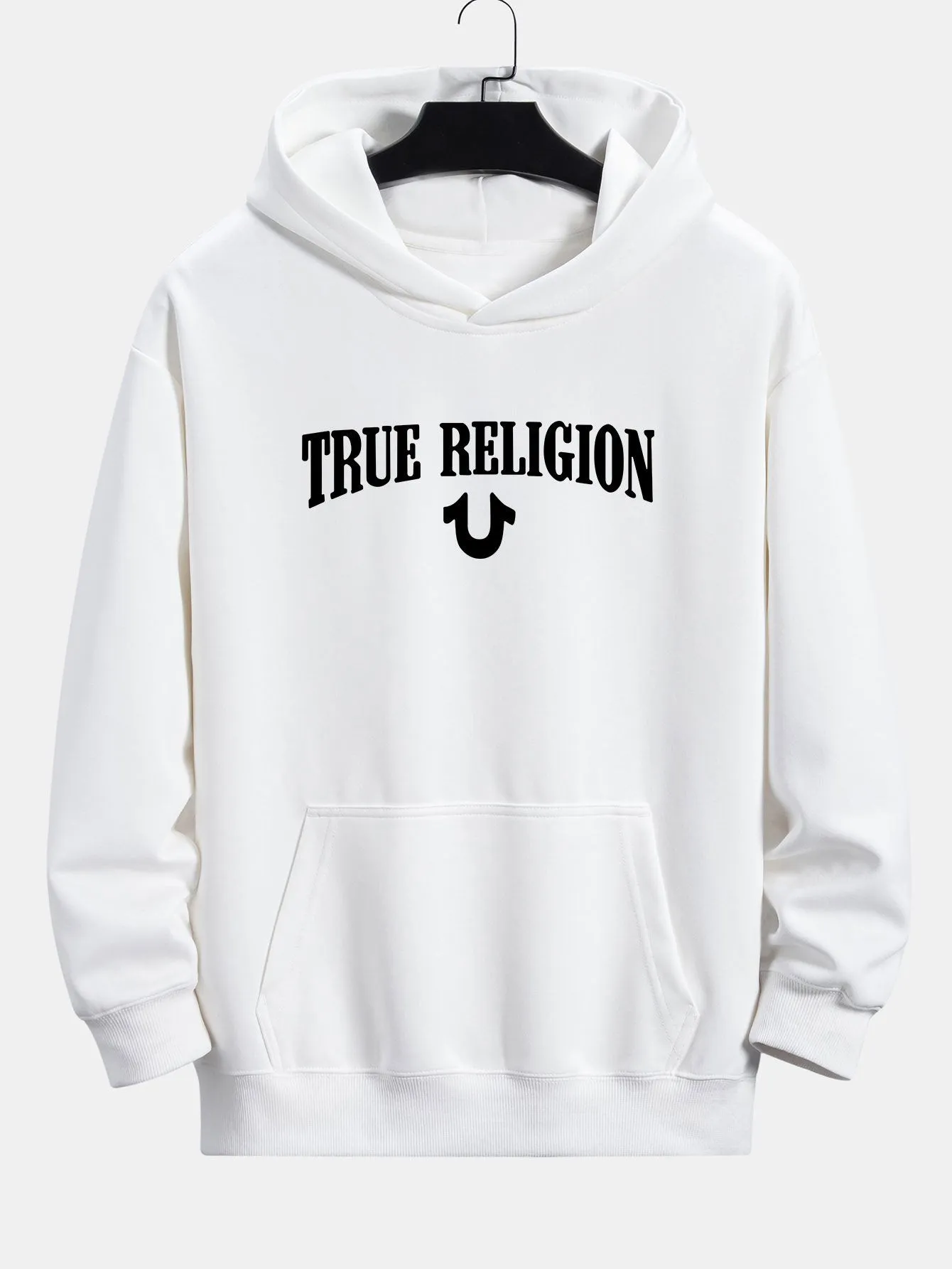 True Religion Print Relax Fit Hoodie sold by Hoooyi