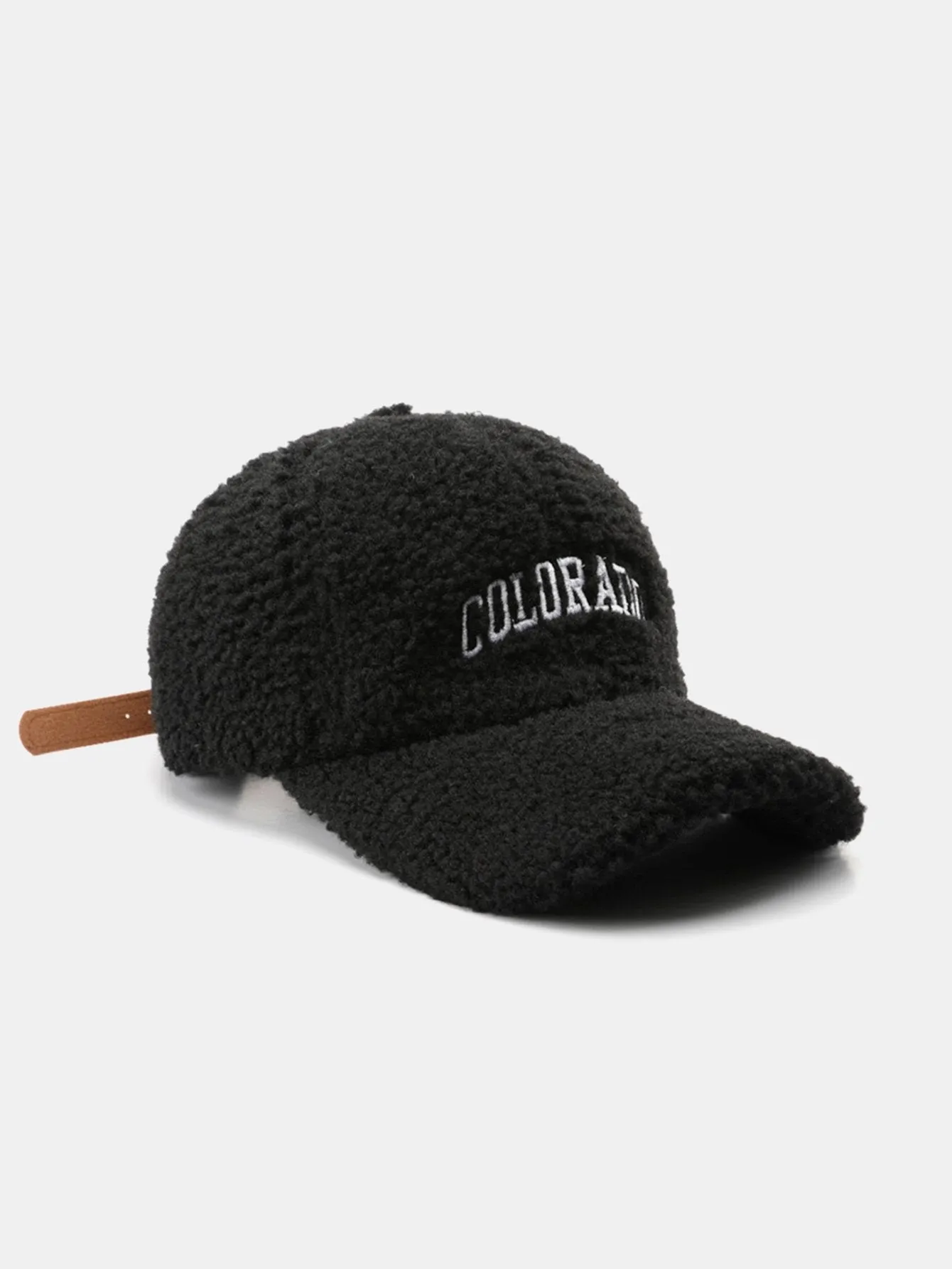 Colorado Embroidery Teddy Plush Baseball Cap sold by Hoooyi product image thumbnail 4