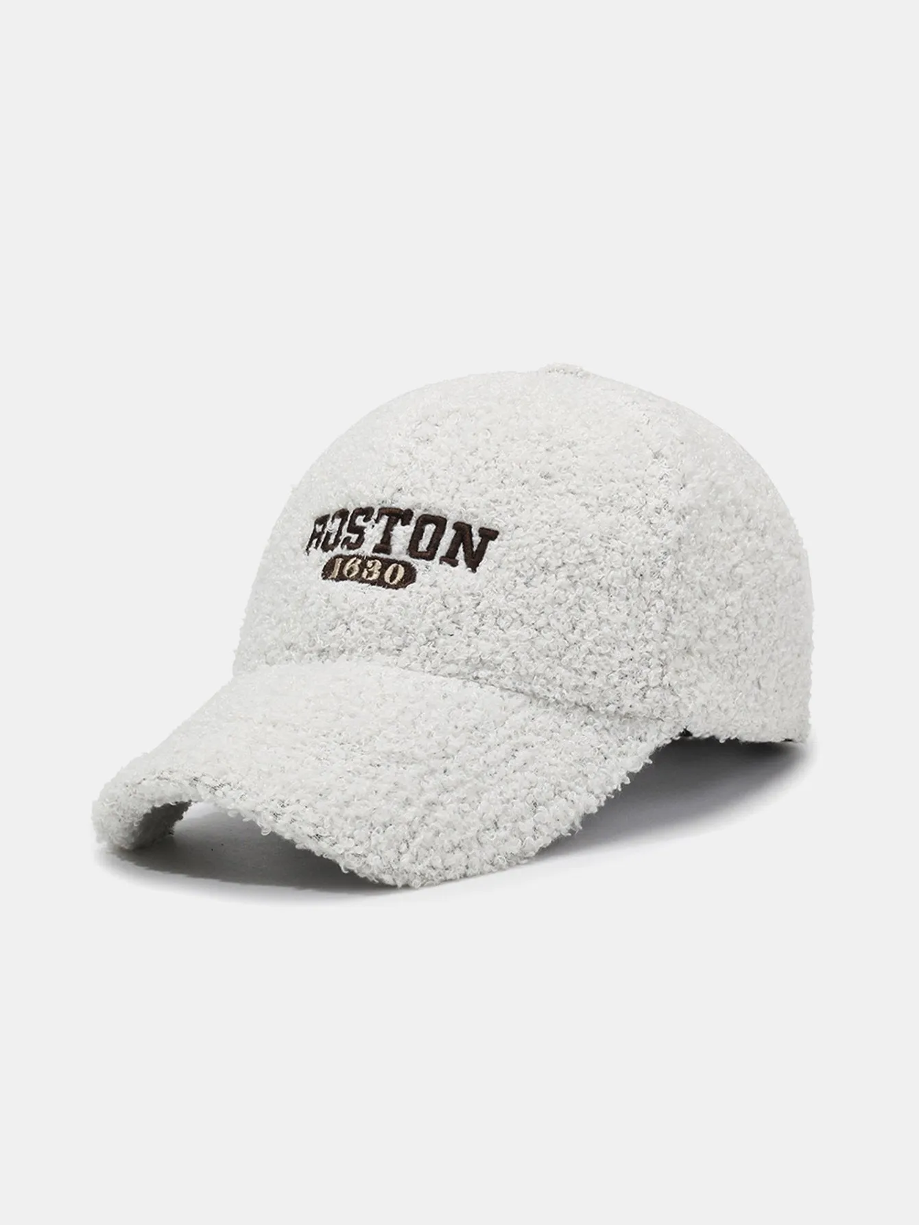 Boston Embroidery Teddy Plush Baseball Cap sold by Hoooyi product image thumbnail 3