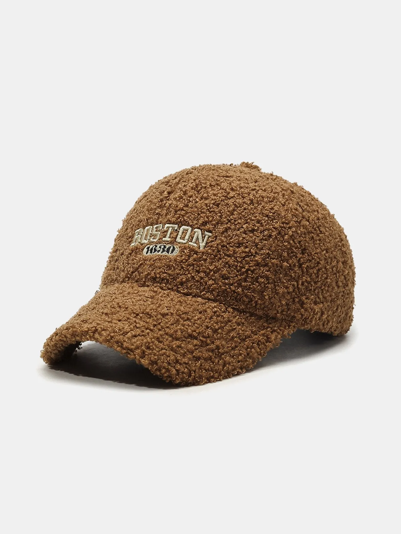 Boston Embroidery Teddy Plush Baseball Cap sold by Hoooyi product image thumbnail 4