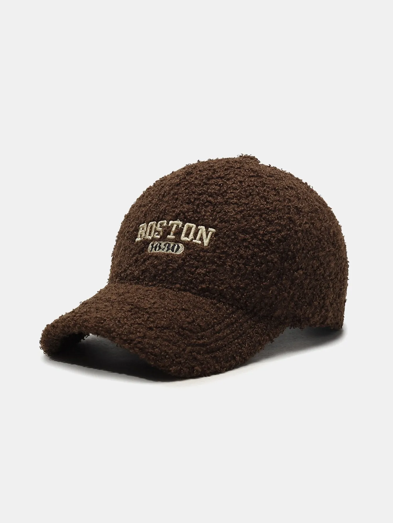 Boston Embroidery Teddy Plush Baseball Cap sold by Hoooyi product image thumbnail 2