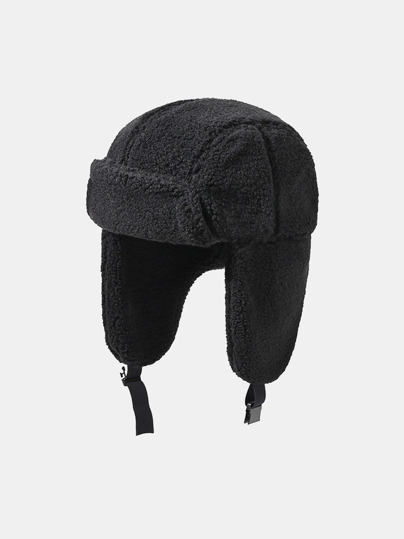Solid Color Plush Aviator Trooper Trapper Hat sold by Hoooyi product image thumbnail 2