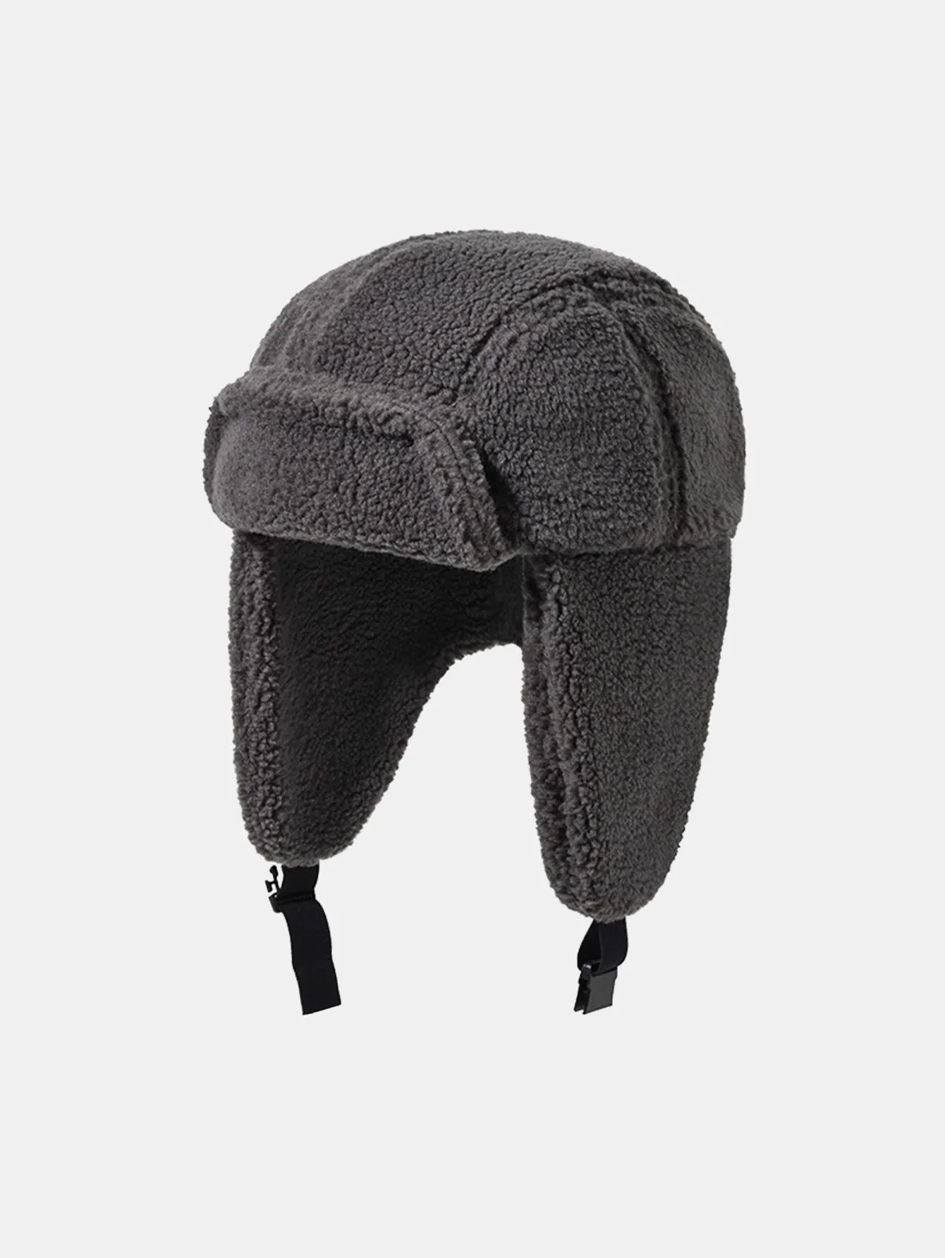 Solid Color Plush Aviator Trooper Trapper Hat sold by Hoooyi