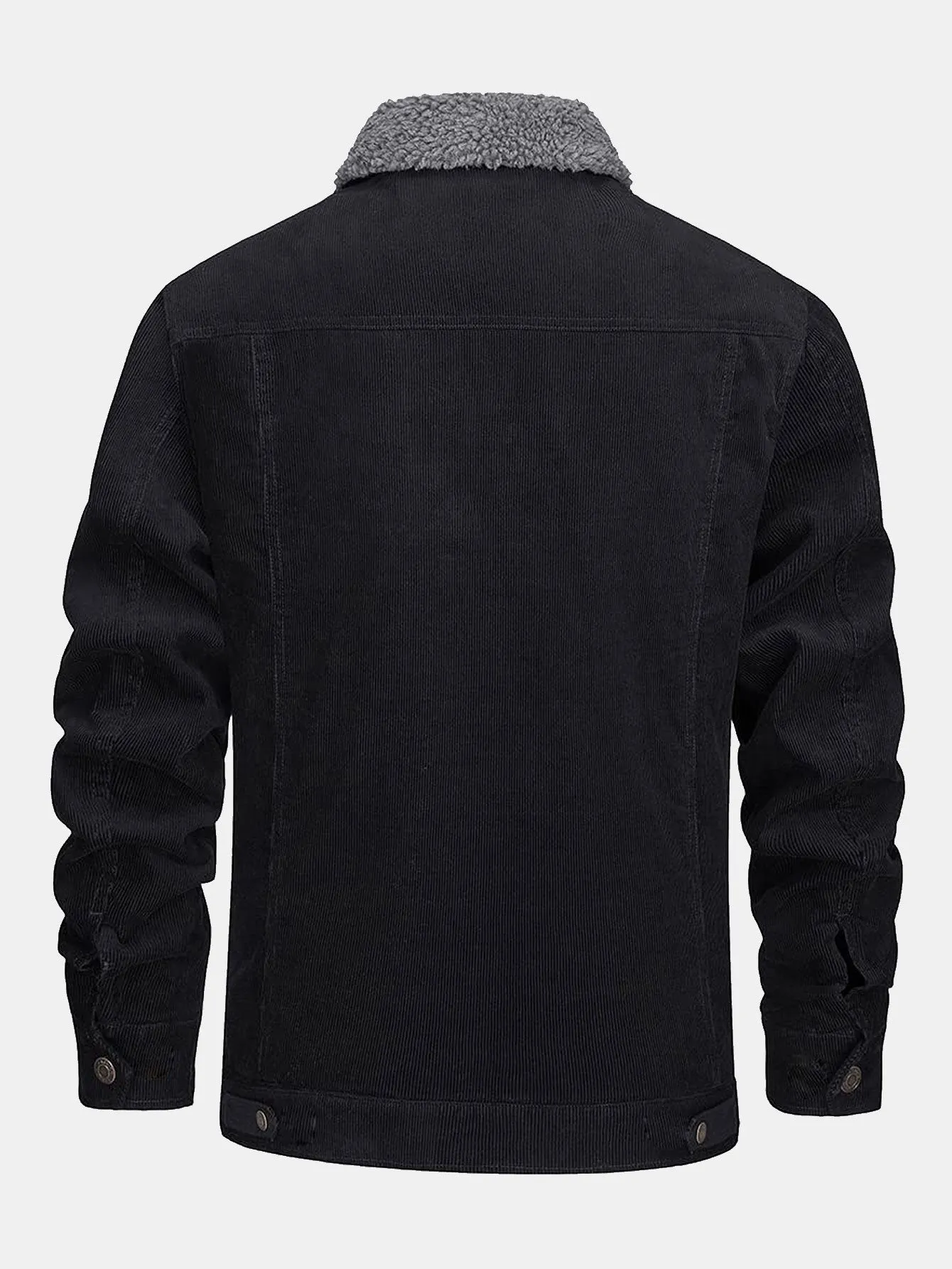 Teddy Lined Corduroy Jacket sold by Hoooyi product image thumbnail 4