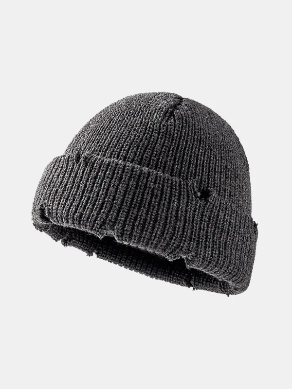 Hip Hop Worn Brimless Knitted Hat sold by Hoooyi