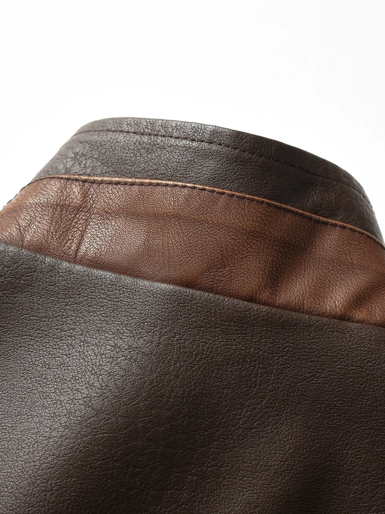 PU Leather Jacket sold by Hoooyi product image thumbnail 4