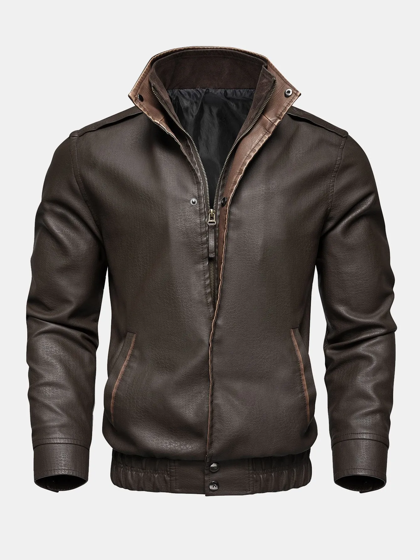 PU Leather Jacket sold by Hoooyi