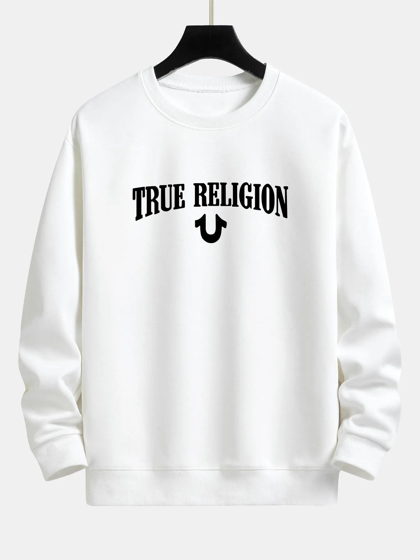 True Religion Print Relax Fit Sweatshirt sold by Hoooyi product image thumbnail 2