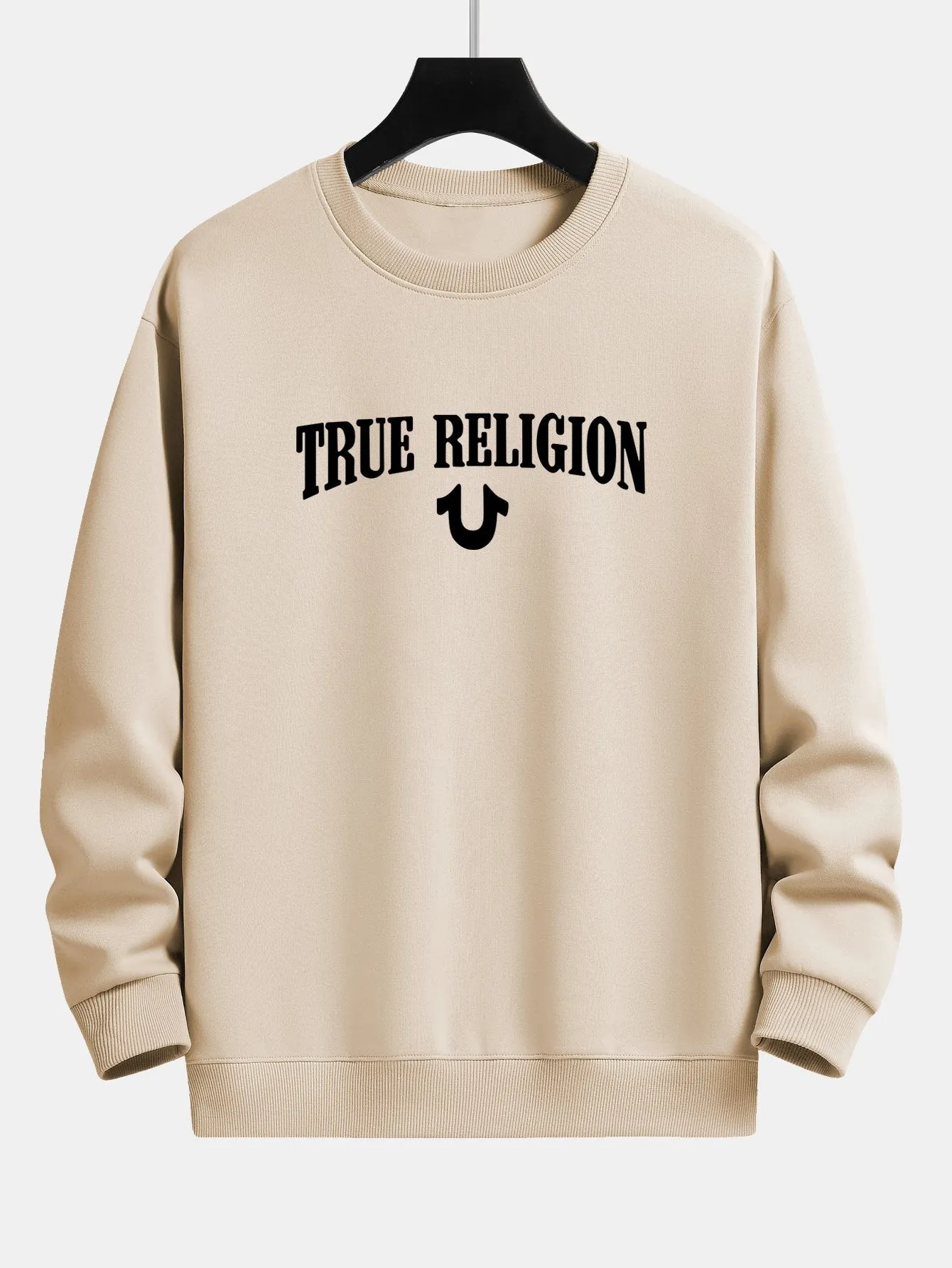 True Religion Print Relax Fit Sweatshirt sold by Hoooyi
