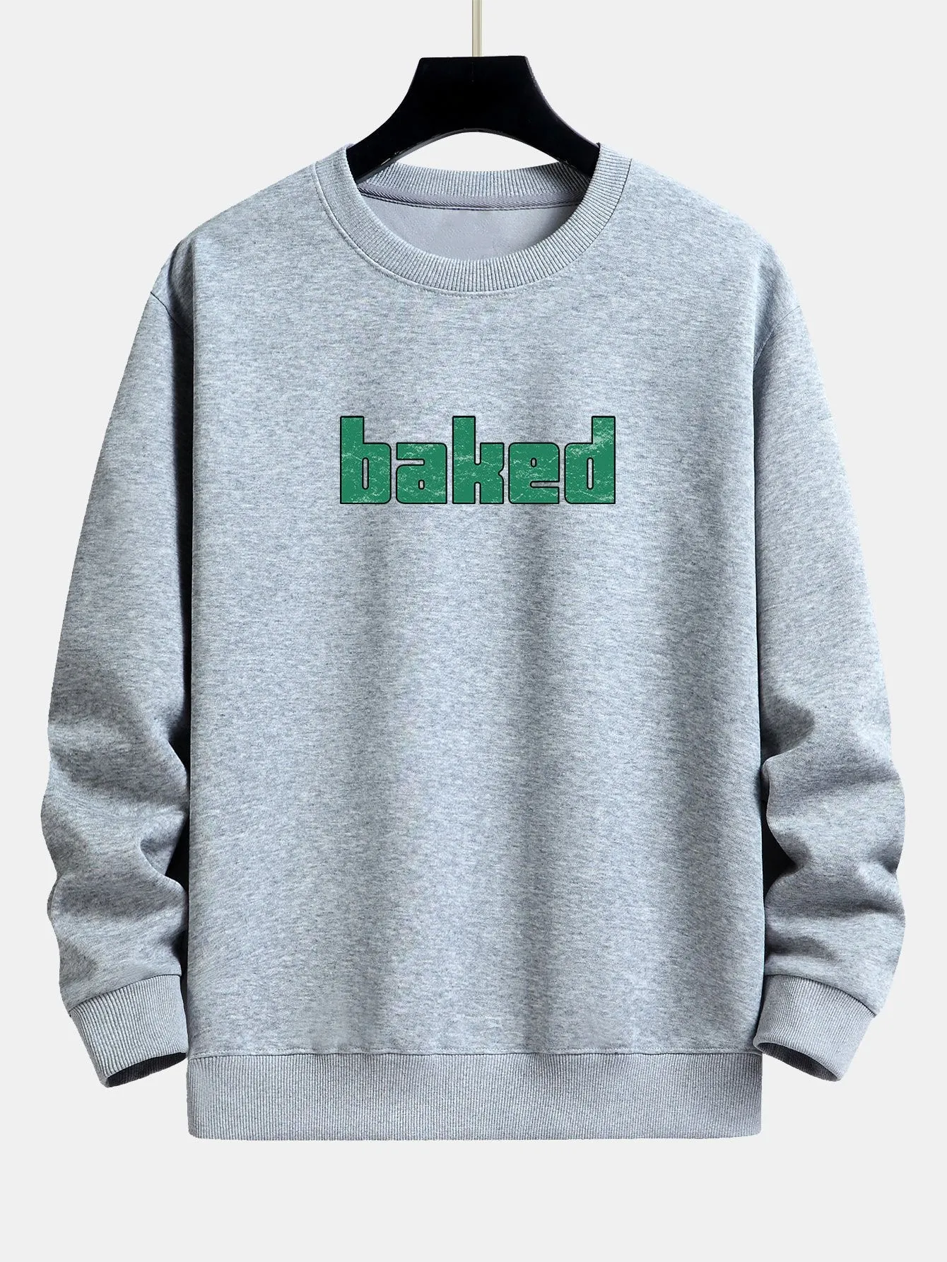 Baked Print Relax Fit Sweatshirt sold by Hoooyi product image thumbnail 5