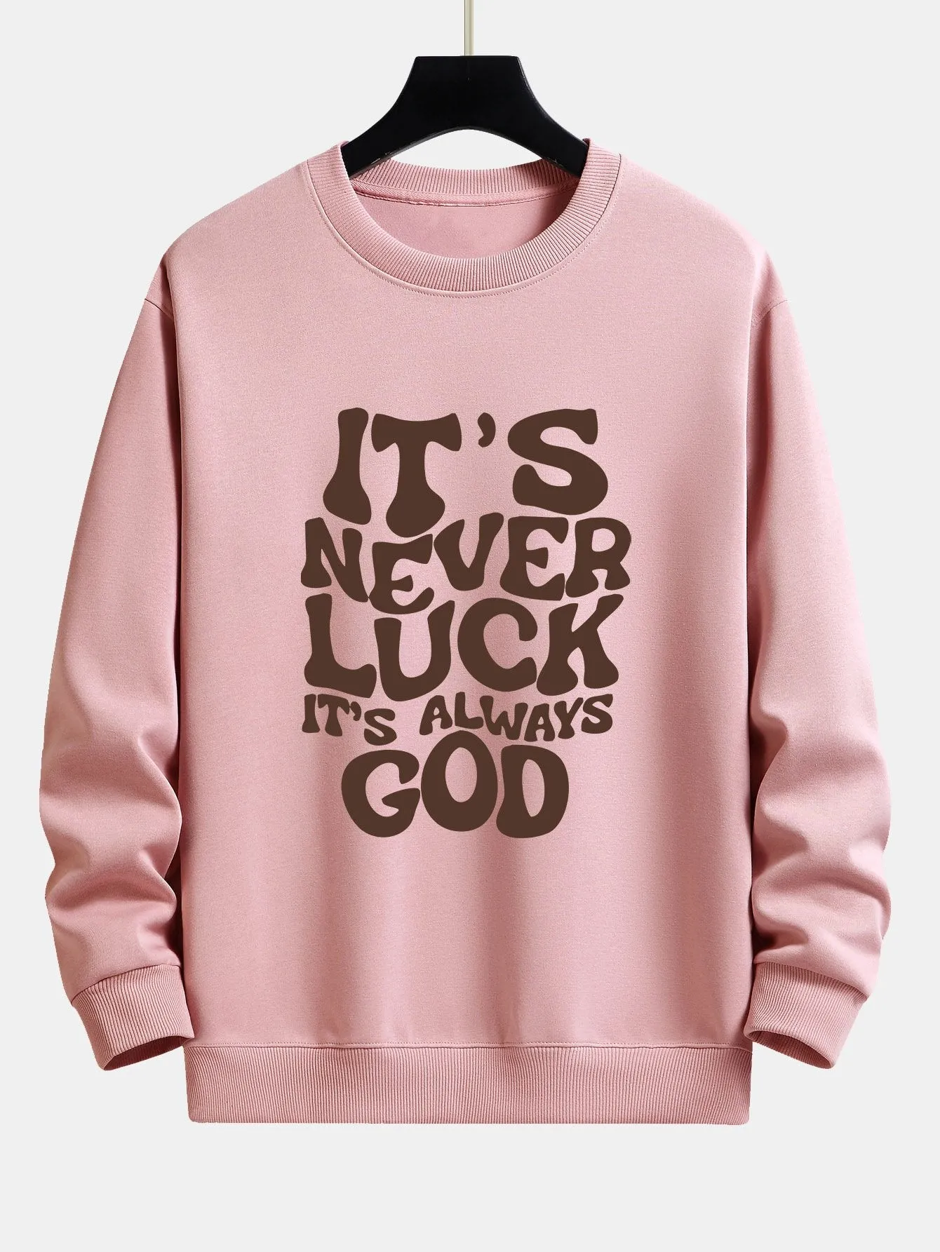 Slogan Print Relax Fit Sweatshirt sold by Hoooyi product image thumbnail 3