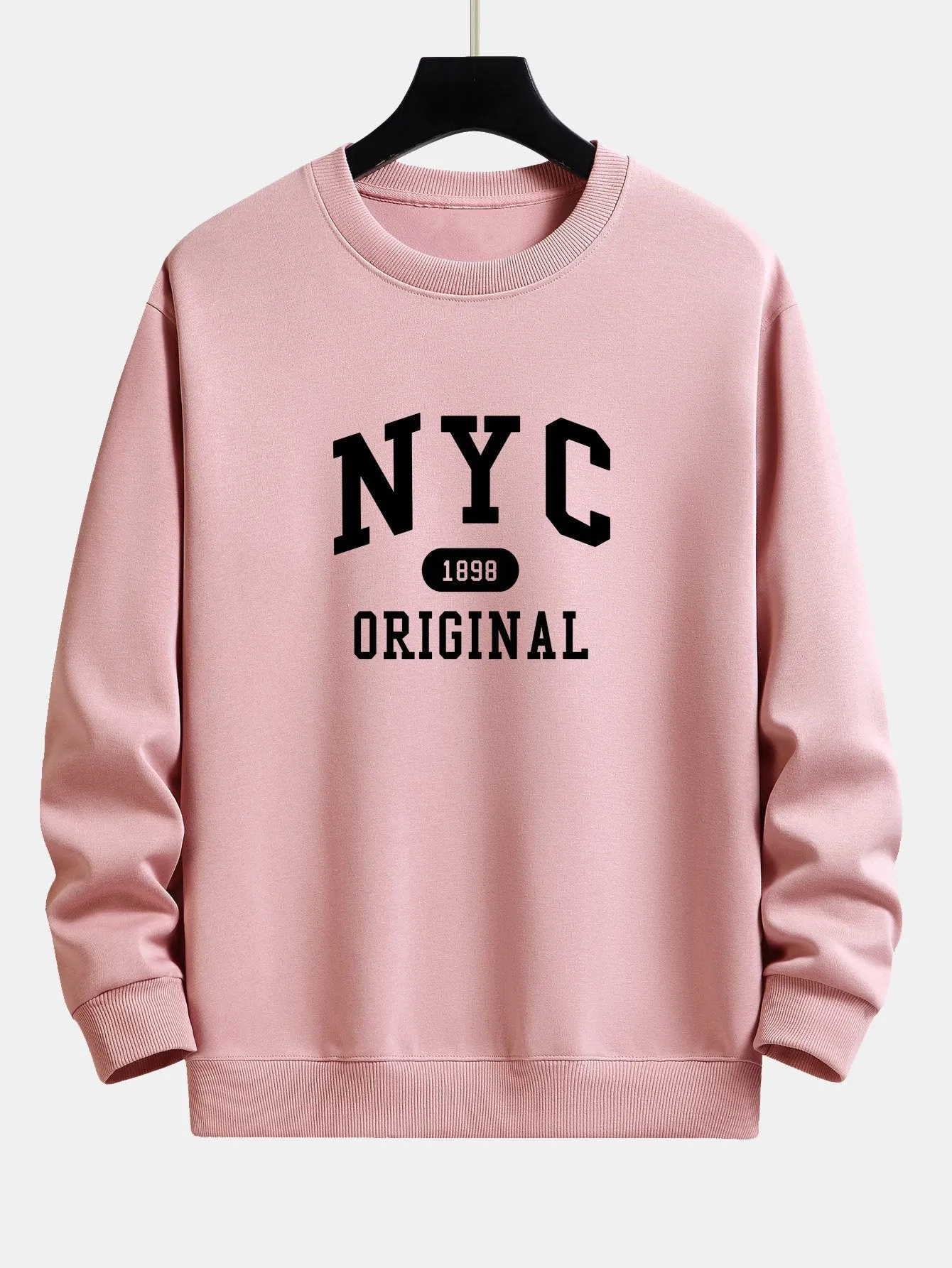 NYC Original Print Relax Fit Sweatshirt sold by Hoooyi product image thumbnail 5