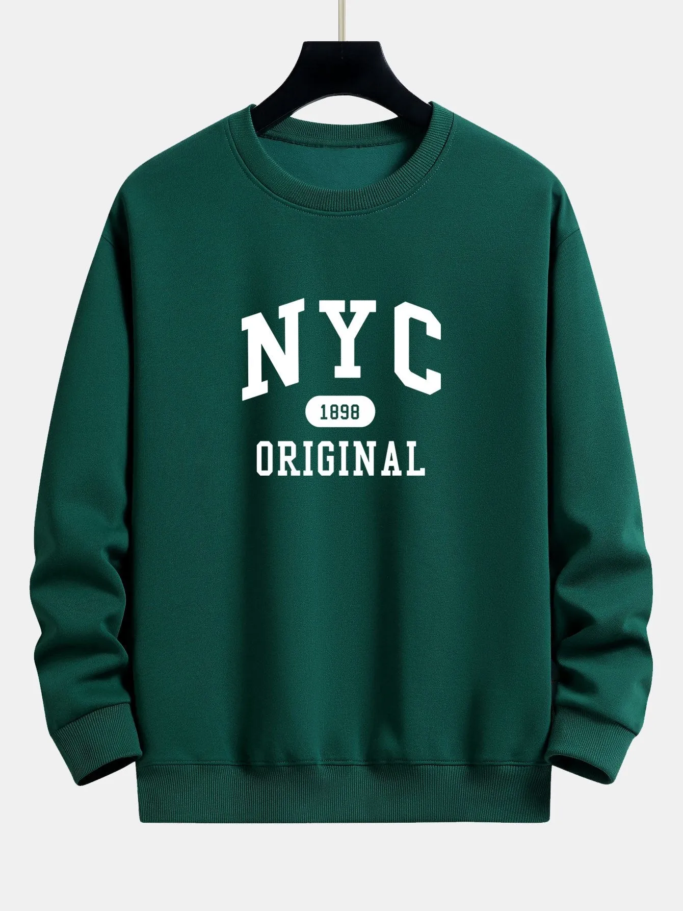 NYC Original Print Relax Fit Sweatshirt sold by Hoooyi