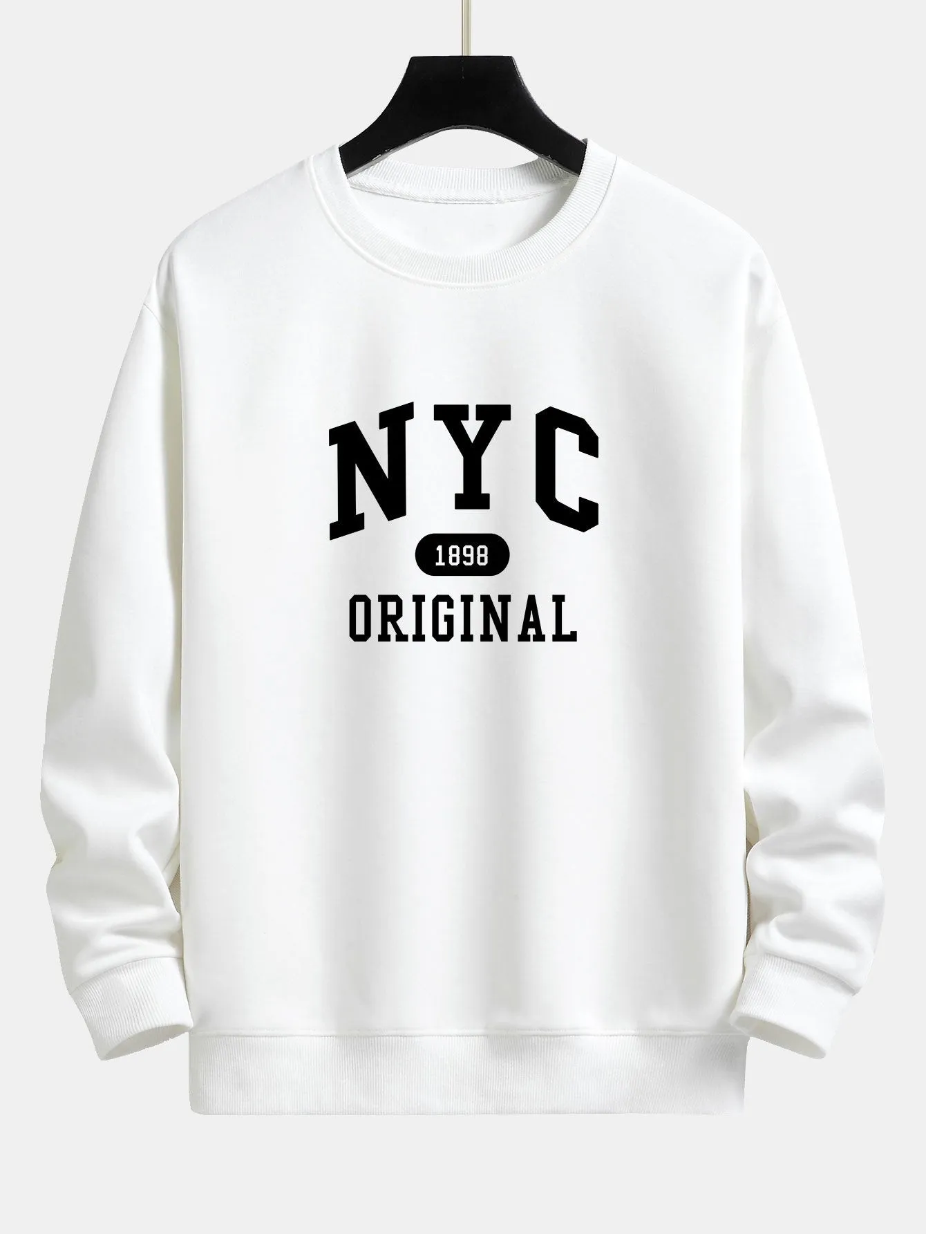 NYC Original Print Relax Fit Sweatshirt sold by Hoooyi product image thumbnail 2